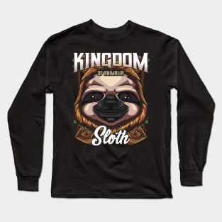 Sloth - Trendy Sloth Lazy Cute Animal Lover Long Sleeve T-Shirt